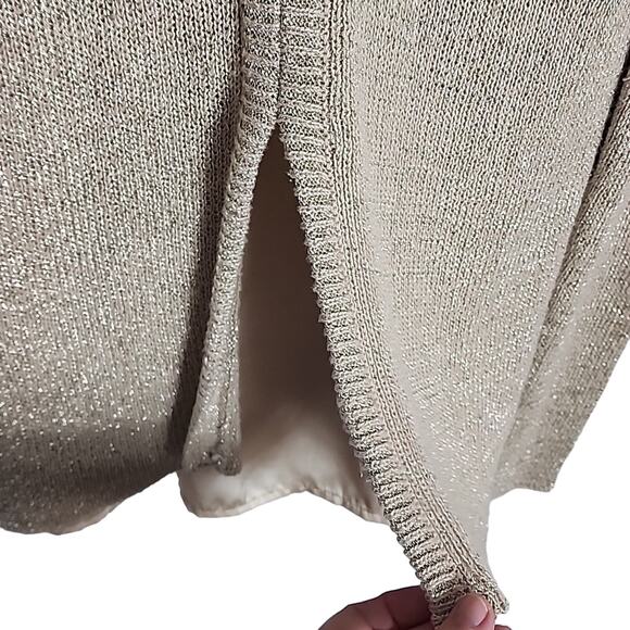 Premise Old Gold Colored Sweater with attached lining, Medium - Picture 7 of 8